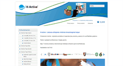 Desktop Screenshot of k-active.lt
